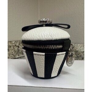 Brighton Bow Jeweled Cupcake Coin Purse RARE Jewelry Holder Stylish